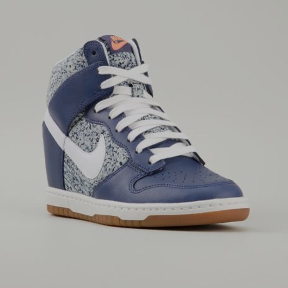 Nike Dunk Sky Hi Liberty of London Hidden Wedge Shoes size 7.5 with box